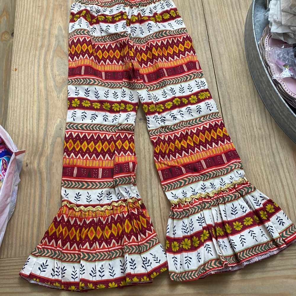 Thanksgiving / fall bell bottoms never worn